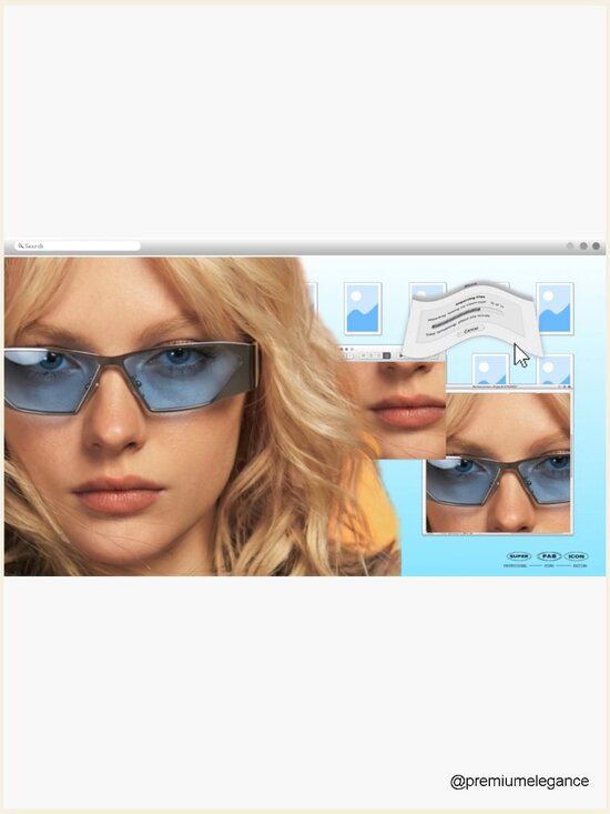 Retro Cat Eye Sunglasses for Men and Women Y2K Narrow Sunnies